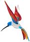 Preview: Hängevogel, Kolibri (blau-gelb-rot)